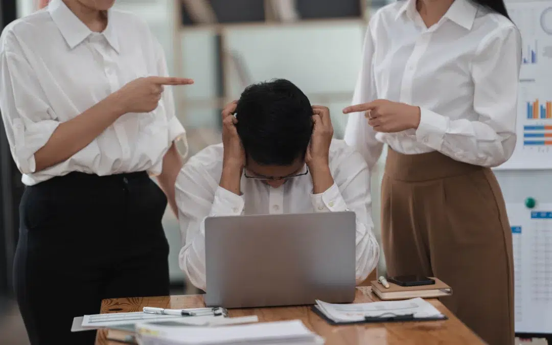 image représentant le harcèlement moral au travail